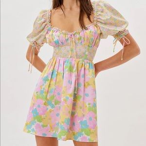 NWT For love & Lemons Emily Mini Dress